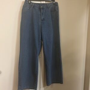 SHEIN Curve Jeans Fashion Jeans,size 2XL